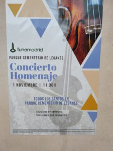 Concierto Homenaje en el cementerio
