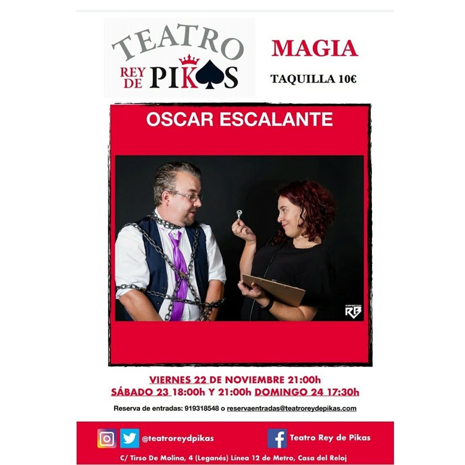 Espectáculo de magia con Óscar Escalante