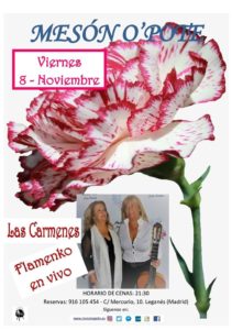 Flamenco en vivo con las Carmenes en el Meson O´pote