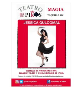 Magia con Jessica Guloomal en el Teatro Rey de Pikas