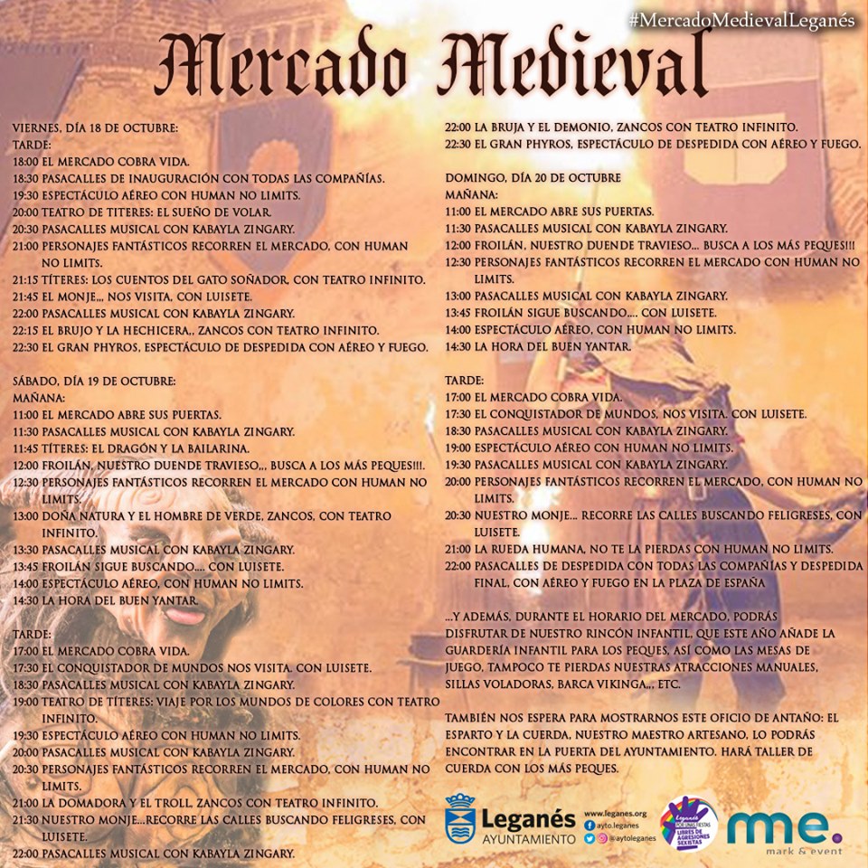 Mercado Medieval en Leganés 2019