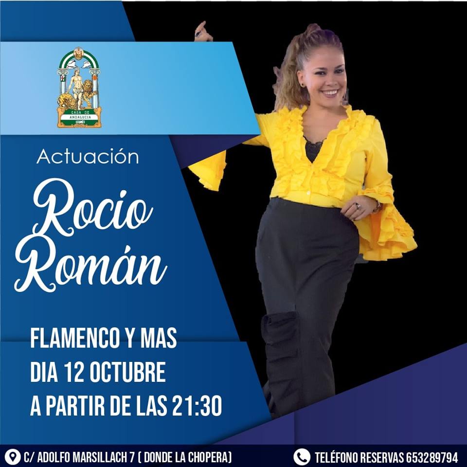 Rocío Román en la CASA DE ANDALUCÍA