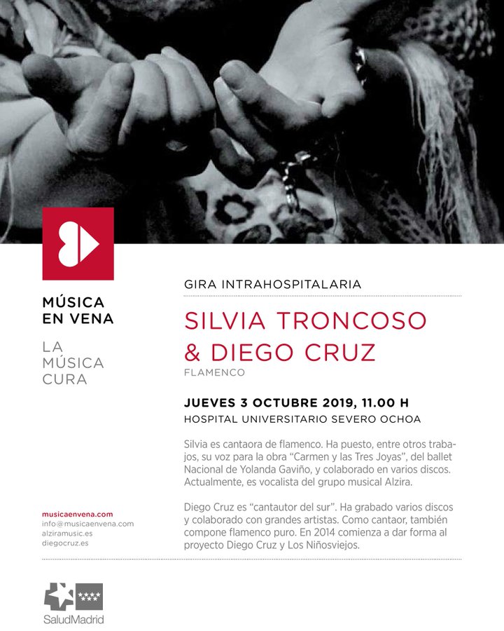 Silvia Troncoso y Diego Cruz en el Severo Ochoa