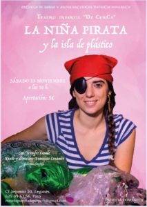 Teatro infantil La niña pirata y la isla de plástico