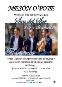 Concierto del GRUPO SON DEL SUR en el O´POTE