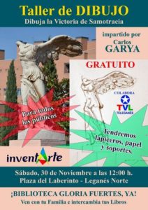 Taller de dibujo impartido por Carlos Garya