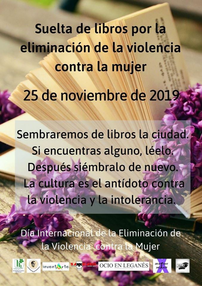Siembra de libros por la eliminación de la violencia contra la mujer