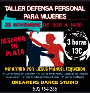 Taller de defensa personal para mujeres