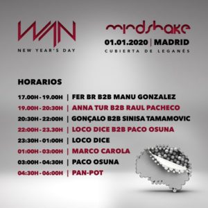 Wanfestival horarios