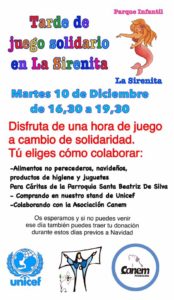 Tarde de juego solidario en La Sirenita