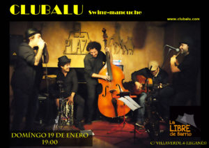 CONCIERTO: CLUBALU  Swing-Manouche 