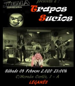 Concierto de Trapos Sucios en la sala Stigma