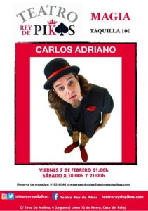 ESPECTÁCULO DE MAGIA DE CARLOS ADRIANO