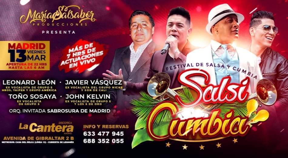 Festival de Salsa y Cumbia en Leganés (SalsiCumbia)