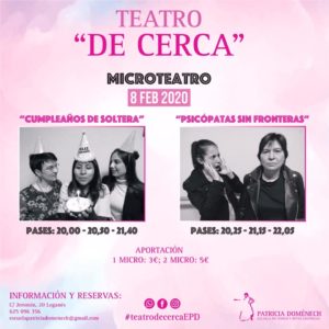 Teatro "De cerca". Microteatro "Cumpleaños de soltera