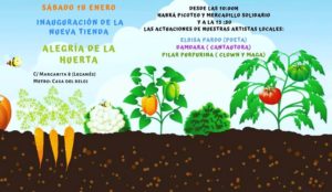 Inauguración de la nueva tienda de Mercadito Natural Alegria de la Huerta