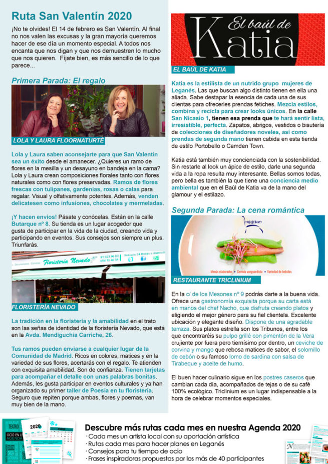 Revista Febrero 2020 - Página 08 - OCIO EN LEGANES