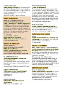 Programación completa del 8 de marzo Leganés