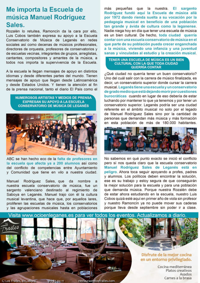 Revista Febrero 2020 - Página 10 - OCIO EN LEGANES