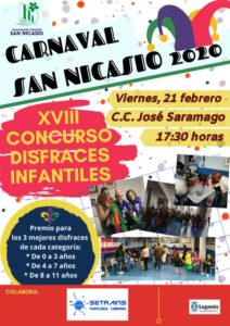Programa de carnavales en la Asociación de vecinos de San Nicasio