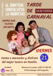 Teatro infantil en el Rincón de Andalucía la Mancha
