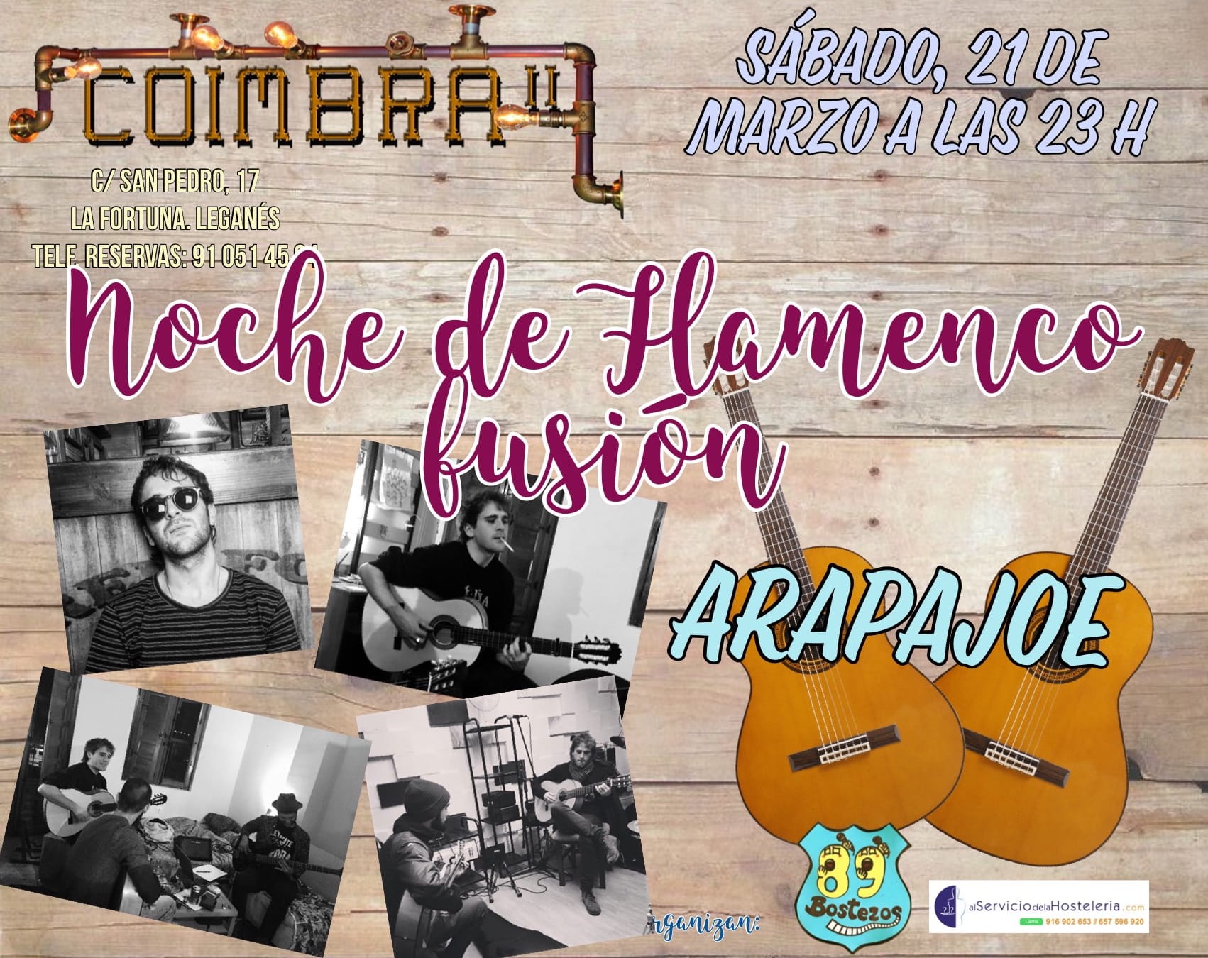Noche de Flamenco Fusion con Arapajoe en Coimbra II - OCIO EN LEGANES