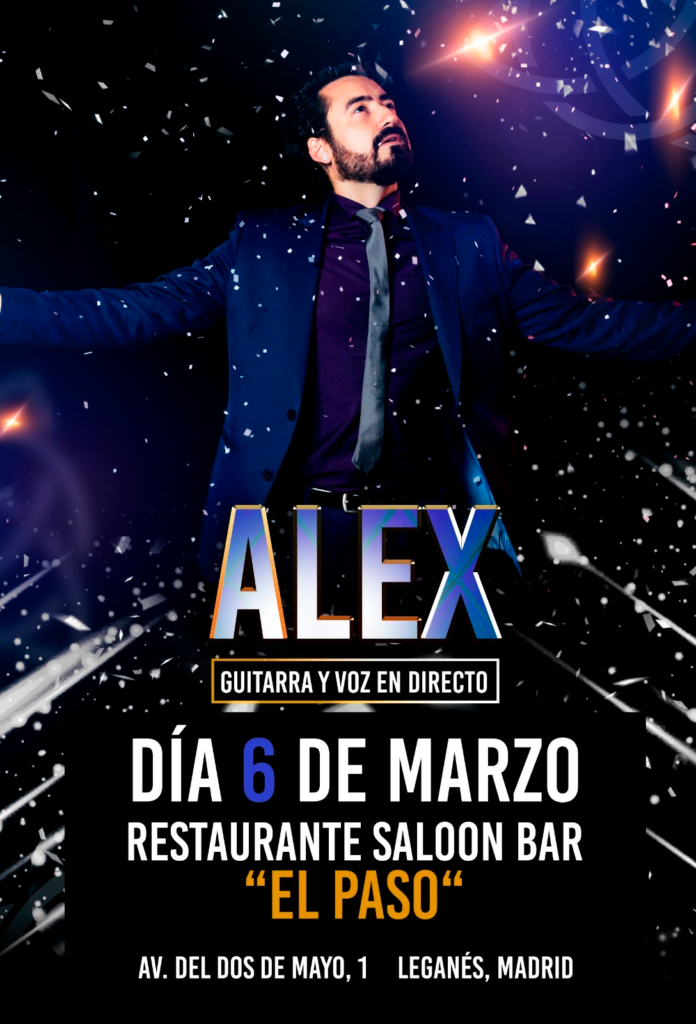 Concierto Alex Guitarra y Voz en Saloon Bar El Paso - OCIO EN LEGANES