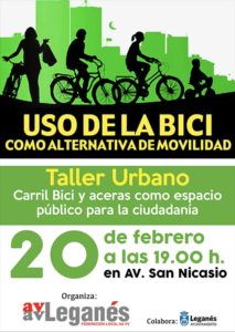 Taller urbano uso de la bici como alternativa de movilidad