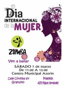 Masterclass gratuita de zumba en el gimnasio del Azorín