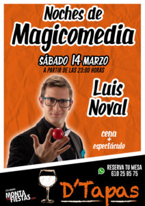 Noches de magicomedia con Luis Naval