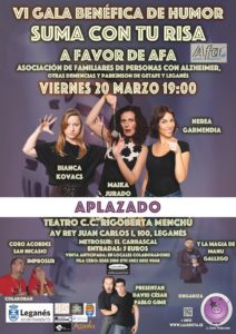 VI GALA BENÉFICA DE HUMOR - SUMA CON TU RISA - A FAVOR DE AFA