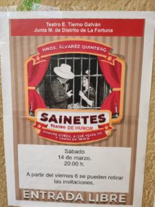 Teatro de humor en La Fortuna "Sainetes"