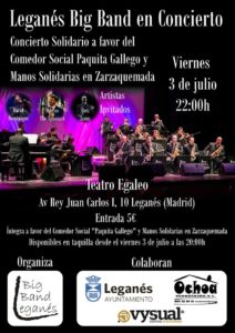 Big Band en concierto en el Egaleo