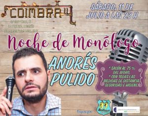 COMEDIA con ANDRÉS PULIDO En el RESTAURANTE COIMBRA II