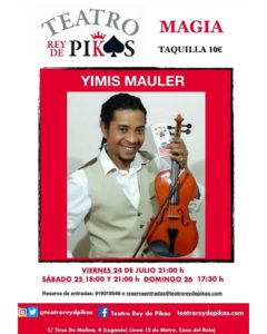 En el Teatro Rey de Pikas al gran mago Yimis Mauler