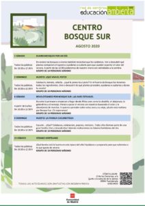agosto 2020 en Bosque Sur