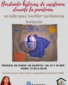 Bordando historias de resistencia durante la pandemia