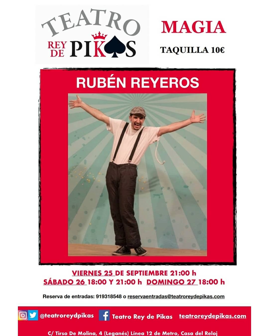 Espectáculo de magia con Rubén Reyeros