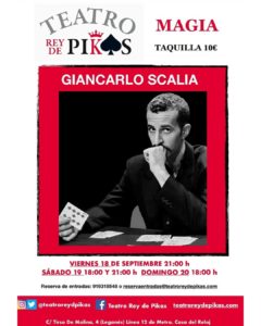 Magia con Giancarlo Scalia en Rey de Pikas
