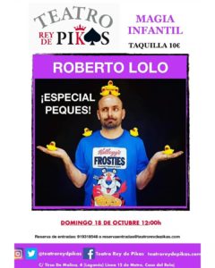 MAGIA ESPECIAL PEQUES con Roberto Lolo