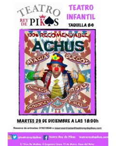 Espectáculo animador/payaso Achús
