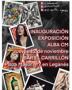 Exposición ilustradora tatuadora albatattooink