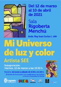 Exposición Mi Universo de luz y color