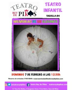 Teatro infantil "Memorias de un elefante".