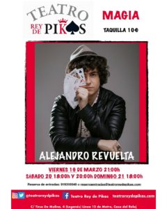 Magia, mentalismo y humor con Alejandro Revuelta