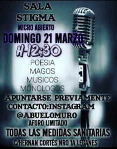 Micro abierto en la Sala Stigma