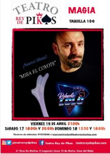 magia-en-teatro-rey-de-pikas-con roberto-lolo - OCIOENLEGANES