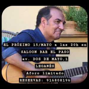 Tributo a Sabina por Keny Castellano en el Saloon Bar El Paso