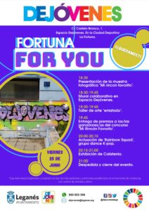 Actividades Espacio Dejóvenes del barrio de La Fortuna