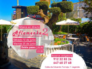 Concierto con el  grupo de flamenco: “Aflamenka2” en El Sustento de Butarque